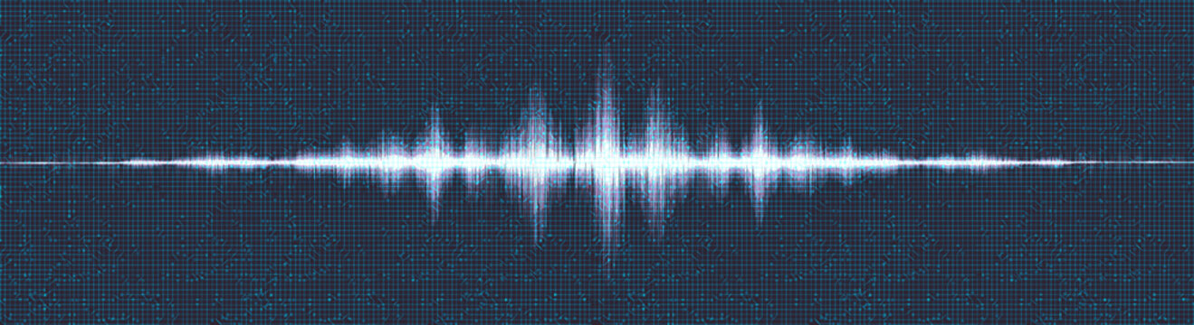 Modern sound wave Technology,design,Free Space For text in put,Vector illustration.