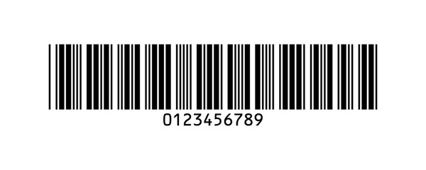 Code 39 barcode isolated PNG