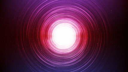 Red Darkness Spiral Black hole on Galaxy background with Milky Way spiral,Universe and starry concept design,vector