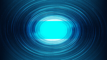 Dark Blue Spiral Black hole on Galaxy background with Milky Way spiral,Universe and starry concept design,vector