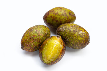 Hog plum on white background
