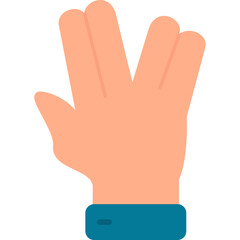 Obraz premium Vulcan Icon