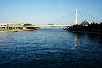 bridge over the strait
