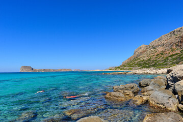 Fototapeta na wymiar Bucht von Balos in Kreta, Griechenland 