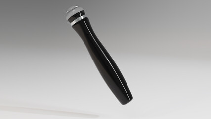 Cosmetic Bottle with Roller Ball Applicator Mockup. 3d illustration