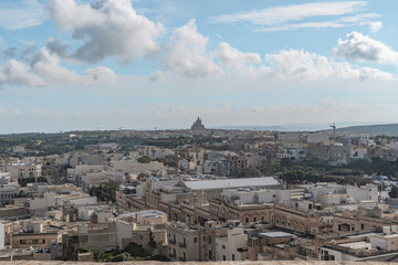Fototapeta na wymiar City views on Gozo island. 