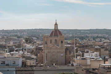 Fototapeta premium Churches on the island of Gozo.