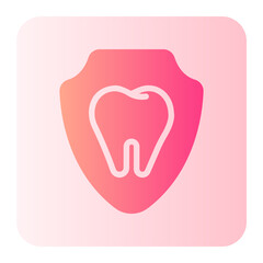 tooth gradient icon