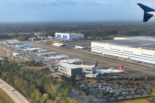 boeing airplane factory Charleston - charleston, united states - 05 november 2022