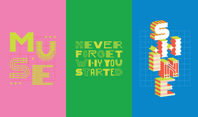 Social media story aesthetic quotes template collection
