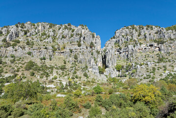 Fototapeta na wymiar Griechenland - Zagori - Tsepelovo - Umland - Wanderweg