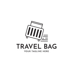 Travel design logo template illustration 