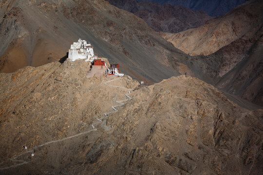 Tsemo Gompa, Leh, Ladakh, India.