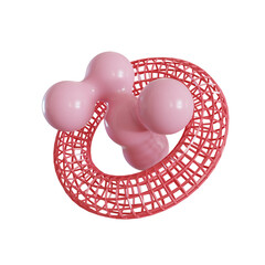 3d red wireframe torus, abstract shapes transparent background