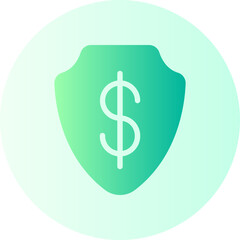 insurance gradient icon