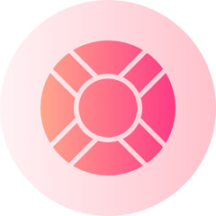 lifesaver gradient icon