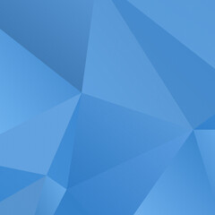 Obraz premium Abstract Blue Triangle Geometric Background, Vector Illustration.