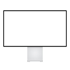 oled technology led display isolated on white background