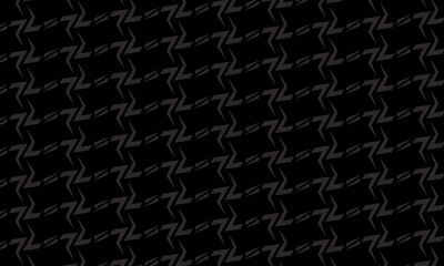 black abstract background with geometric and seamless pattern. geometric style - stock vector.	