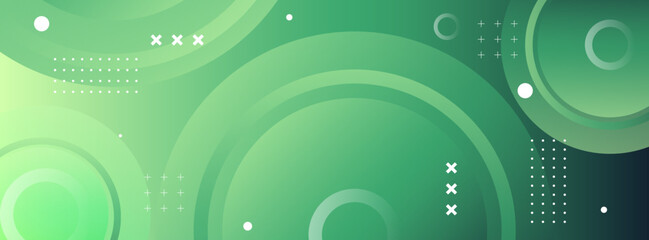 Modern banner background. colorful, gradient, circle effect eps 10