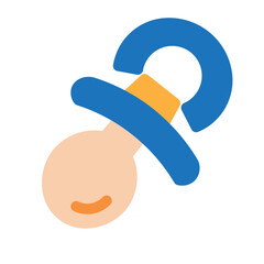 Pacifier Flat Icon