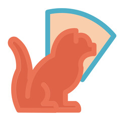 Cat Flat Icon