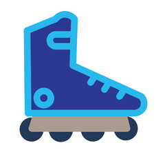 Skating Flat Icon