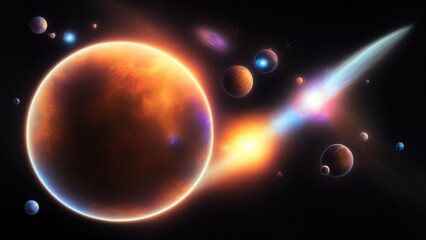Obraz na płótnie Canvas Beautiful Nebula and Deep sky Object.