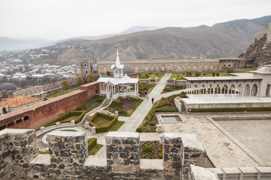  View of the famous Rabat or Rabati castle in Akhaltsikhe, Georgia