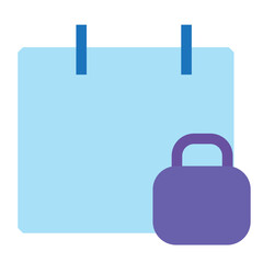 Locked Flat Icon