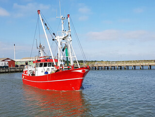 Fischerboot, Insel, Roemoe