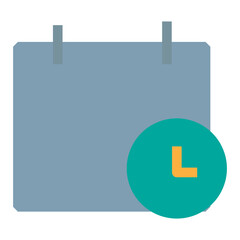 Obraz premium Time Flat Icon