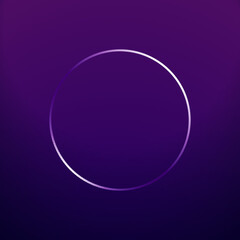 Abstract cosmic vibrant color circle on dark background