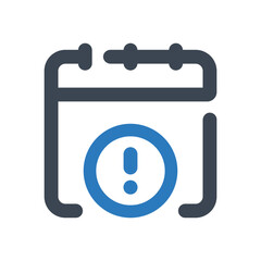 Reminder icon - vector illustration . Reminder, Alert, Calendar, Appointment, Schedule, Event, Attention, Date, day, time, line, outline, icons .