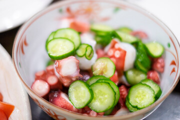 酢だこキュウリ