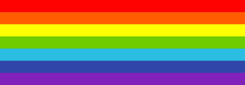 Rainbow background. LGBT flag illustration. Homosexual pride. Flat colors image.