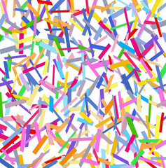 pattern with confetti