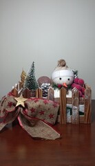 christmas tree and decorations