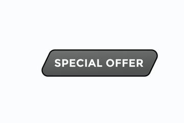 special offer button vectors.sign label speech bubble special offer 
