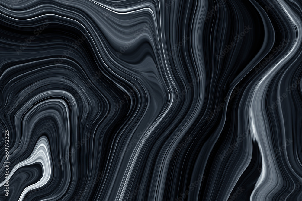 Sticker marble ink colorful. black marble pattern texture abstract background. can be used for background or