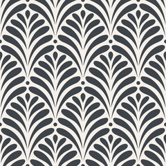 Modern art deco seamless pattern. Trendy abstract texture. Vector geometric background.