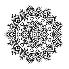 Fototapeta premium pattern, mandala, ornament, vector, design, flower, lace, circle, decoration, floral, illustration, art, vintage, element, round, ornate, decor, wallpaper, texture, symbol, motif, ethnic, snowflake, s