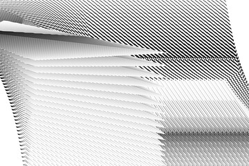 black and white abstract halftone lines background