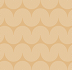 Abstract Wavy Stripes Optic Hypnotic Psychedelic Geometric Stripes Seamless Vector Pattern Trendy Fashion Colors Perfect for Allover Fabric Print or Wrapping Paper
