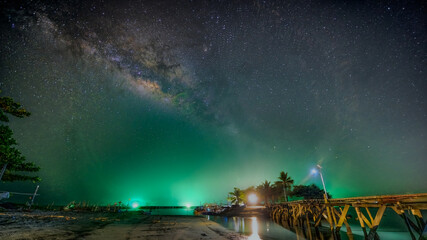 Fototapeta premium Milky Way on the sky