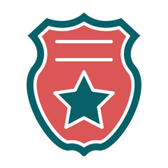 Police Badge Icon Style