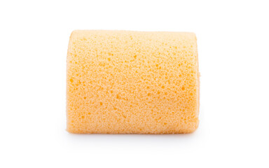 cake roll isolated on white background