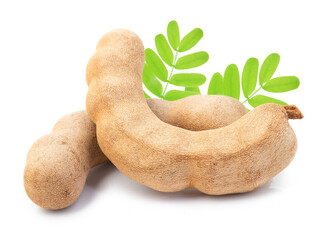 tamarind isolated on white background