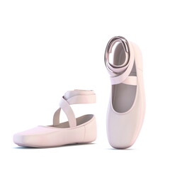 Ballet shoes 3D