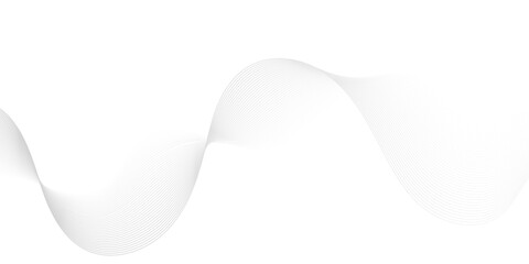 Abstract white paper wave background and abstract gradiant and white wave curve lines banner background design. Vector illustration. Modern template abstract design flowing particles wave.